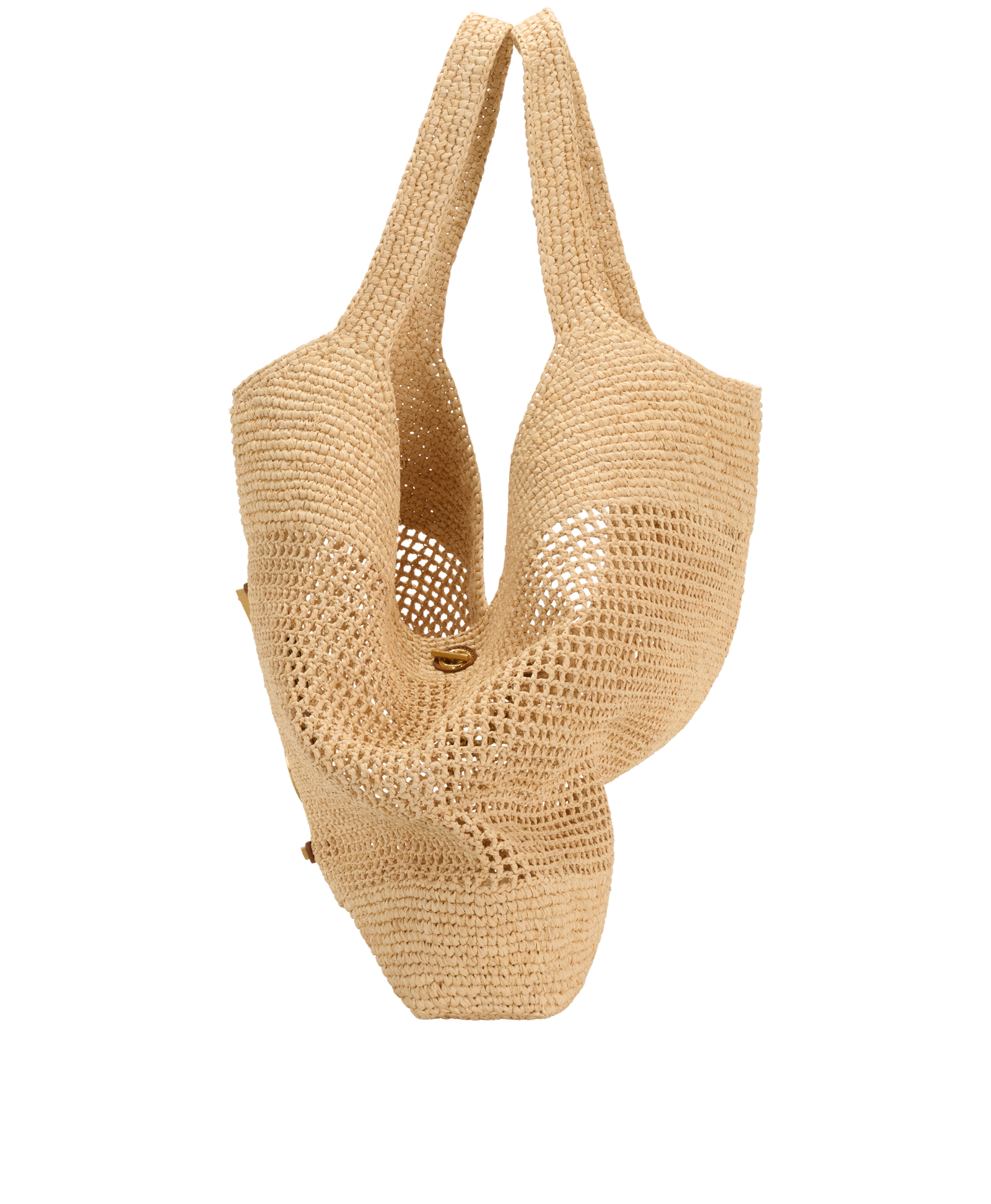 Icare, &pound;2,900, Handbags, Beige, Raffia, Bottom view